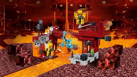 The Blaze Bridge 21154 Lego® Minecraft™ Sets For Kids