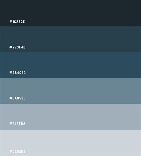 Soothing Teal And Ocean Color Palette