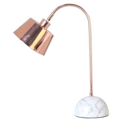 50cm (h) x 18cm (base dia.) material: Copper Desk Lamp with Marble Base -Threshold™ | Lighting ...