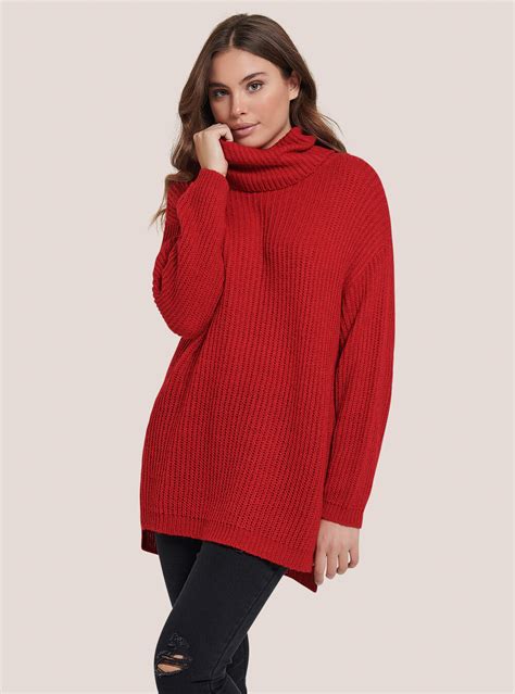 Oversized Turtleneck Pullover Alcott Sweaters Uomo