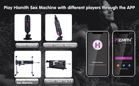 Hismith Premium Sex Machine Table Top 20 For Women With Silicone Dildo