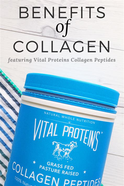 Grass fed collagen peptides provides an easy way to add highly absorbable collagen to your daily diet. The Benefits of Collagen Featuring Vital Proteins — Laura ...