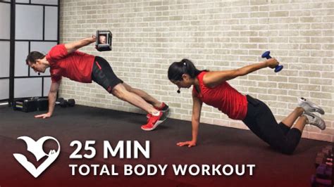 25 Min Total Body Workout With Weights Hasfit Free Full Length