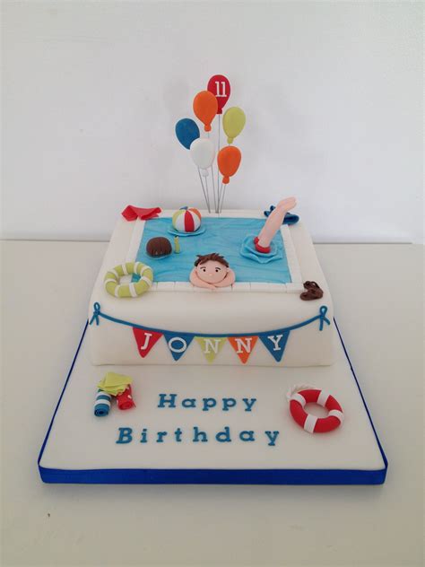 Oh another fun children's cake! Pin by Anishka Lecamwasam on Daisy Doux | Pool party cakes ...
