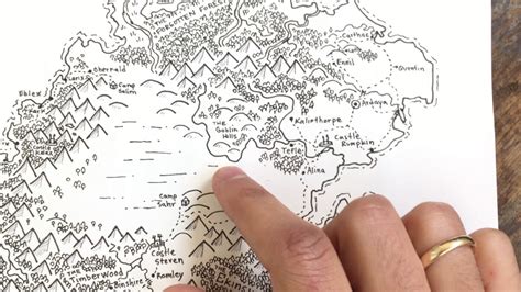 Drawing a dd world map from start to finish wasd20. Fantasy Map Making | World Building - YouTube