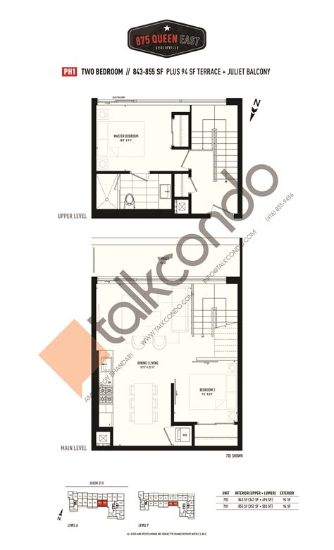 Click the button above to request for ki residences floor plan. 875 Queen Street East Condos | PH1 | 855 sq.ft. | 2 bedrooms