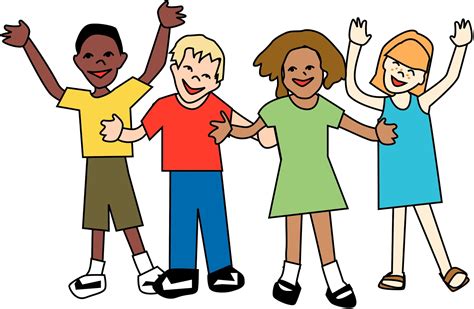 Spend Time With Friends Cartoon Clip Art Library