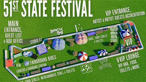 51st State Festival 2018 Site Map Youtube