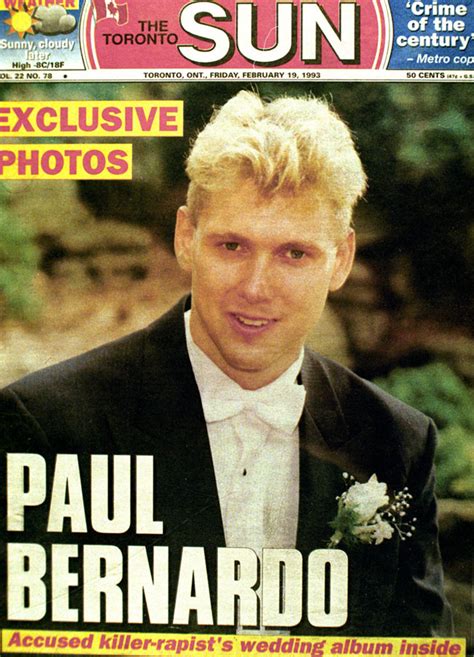 Paul Bernardo Child Paul Bernardos Father Says Homolka Should Be