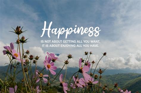 Premium Photo Life Inspirational Quotes Happiness Is Not Getting All