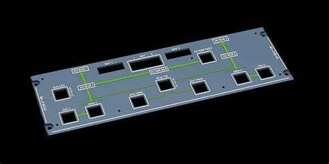 Airbus A320 Overhead Elec Panel 3d Model 3d Printable Cgtrader