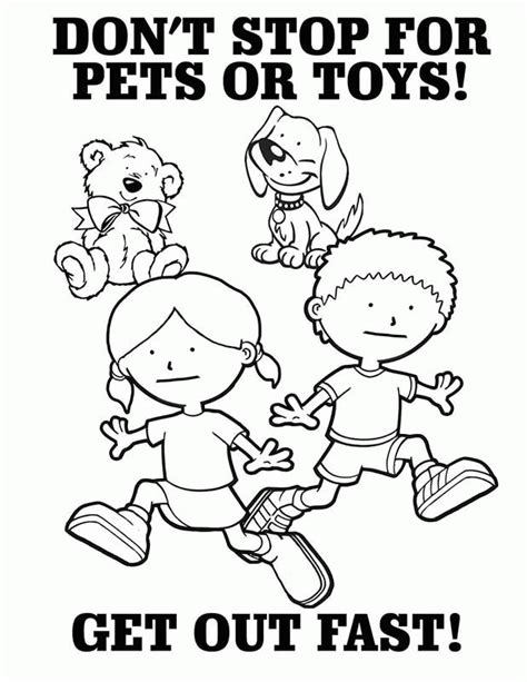 Select one of 1000 printable coloring pages of the category educational. Fire Safety For Kids Coloring Pages - Coloring Home