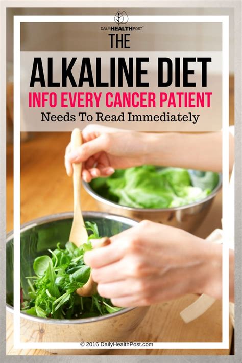 Finding recipes for the alkaline diet should be easy. The Alkaline Diet Info Every Cancer Patient Needs To Read ...