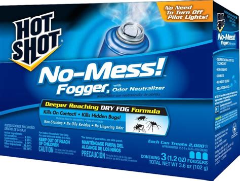 Hot Shot Hg 20177 No Mess Insect Fogger 35 Oz Hot Shots Pest