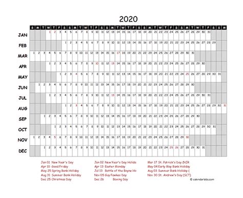 Fully printable excel calendar template from 2017 to 2021. 2020 South Africa Project Timeline Calendar - Free ...