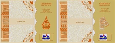 Design Offset Installation Undangan Batak Riset