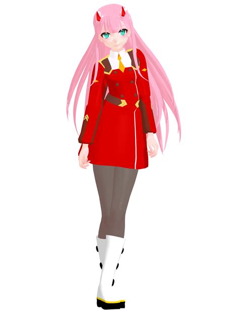 Zero Two Mmd Model Preview By Reina R On Deviantart