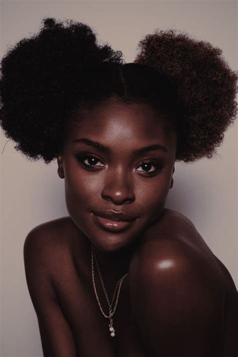 Dark Skin Models Black Models Beautiful Black Women Dark Skin Beauty Beatiful People Pelo