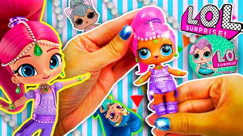Diy Shimmer And Shine Lol Surprise Custom Doll For Kids Toy Tutorial 💕