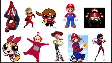Which Of These Red Characters I Like Are Better Youtube