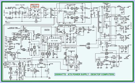 Computer Atx Power Supply Circuit Diagram