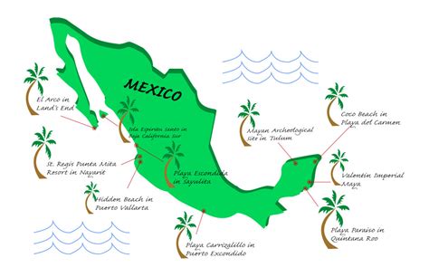 Mexico Beach Map Beach Map