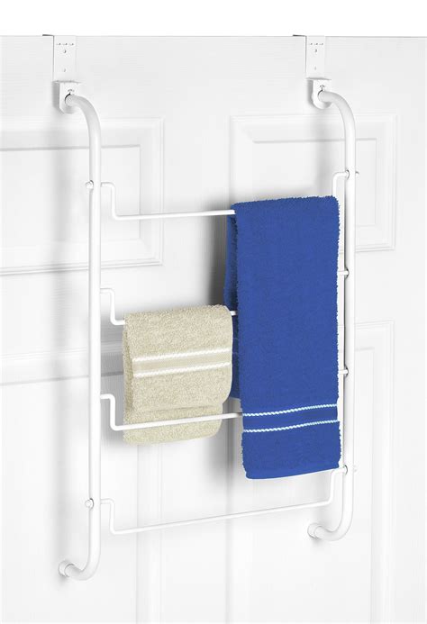 Here you will discover a variety of towel racks that fit easily over your bathroom door. Whitmor Over The Door Towel Rack, White | eBay