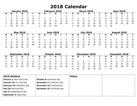 2018 Calendar With Week Numbers Excel Yearly Educative Printable