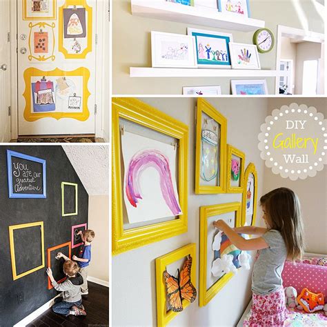 Display Your Childrens Artwork With These Easy Diy Home