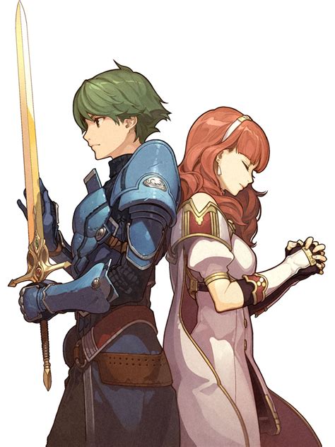 Alm And Celica Art Fire Emblem Echoes Shadows Of Valentia Art Gallery