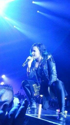 Show Demi Is On Stage At The Sportpaleis In Antwerp Belgium