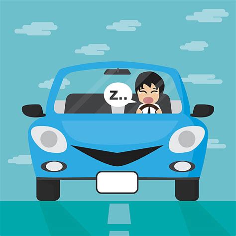 Best Drowsy Driver Illustrations Royalty Free Vector Graphics And Clip