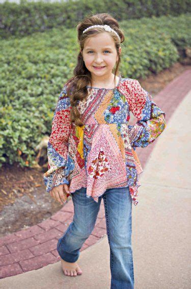 Girls Hanky Boho Top Matching Little Sister Dress Available 4 Years