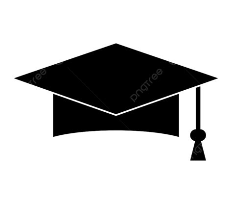 Graduates Throwing Hats Silhouette Png Images Graduation Hat Icon
