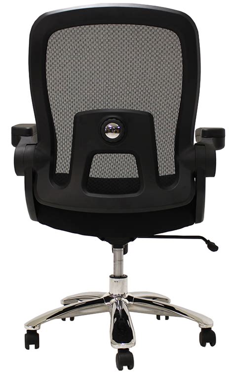 This office chair features plenty of thick, plush padding for comfort along with an embellished mesh trim throughout the chair. 500 Lbs. Capacity Mesh Back Office Chair