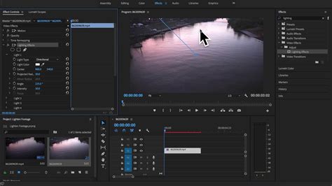 Lighting Dark Footage Adobe Premiere Pro Cc Youtube