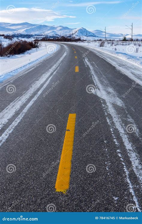 Frozen Road Norway Stock Image Image Of Frost Road 78416745