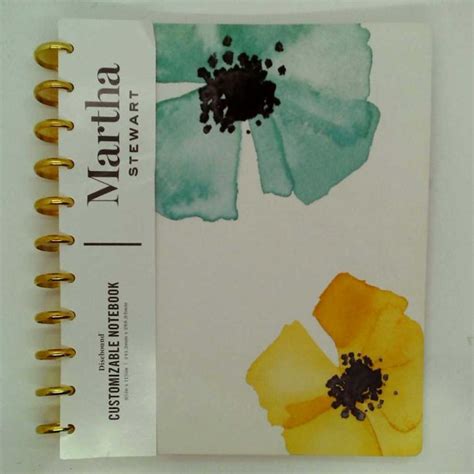 Martha Stewart Discbound Customizable Notebook Letter Sized 51060