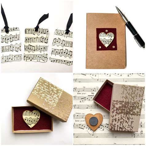 How about something thoughtful, sentimental, and handmade? Music Lover Gifts | Bookish gifts, Gift for music lover ...