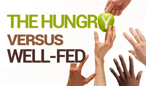 The Hungry Versus Well Fed The Wellness Corner