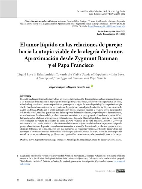 Amor Liquido Bauman Pdf