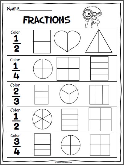 Fractions Worksheets Grade 2 Free Kidsworksheetfun