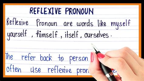 What Is Reflexive Pronoun Definition Of Reflexive Pronoun In English