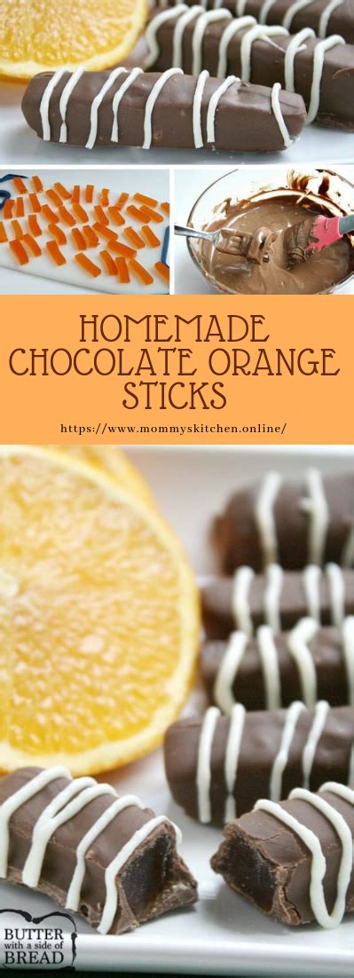 Homemade Chocolate Orange Sticks Desserts Easy