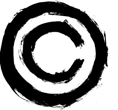 4 Grunge Copyright Symbol Png Transparent