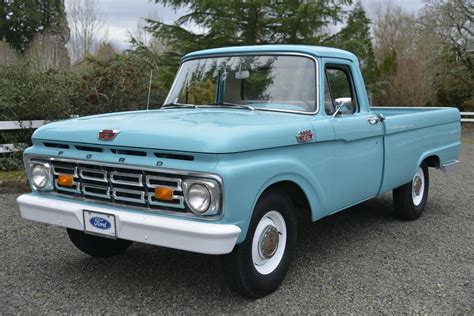 No Reserve 1964 Ford F 100 Custom Cab 4 Speed For Sale On Bat Auctions
