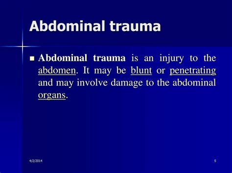 Ppt Abdominal Trauma Powerpoint Presentation Free