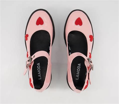 Lamoda Ladies Night Platform Mary Jane Shoes Pink Flat Shoes For Women