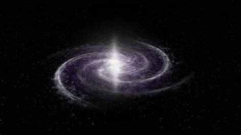 Fly Over Spiral Galaxy Milky Stock Footage Video 100 Royalty Free