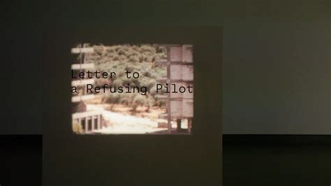 Akram Zaatari Lettre Au Pilote Qui A Désobéiletter To A Refusing
